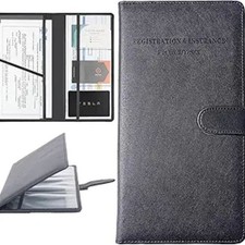 Car Registration and Insurance Holder, Vehicle Glovebox Document Organizer, Acce