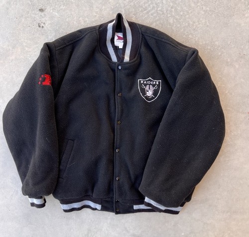 Vintage Los Angeles Raiders Jacket XL LA Oakland Pro Elite NFL Football Varsity - Picture 2 of 7