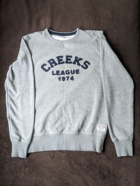 Men CREEKS Sweater Grey 36