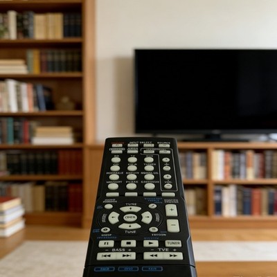 Universal Remote Control with Ergonomic Design ABS Texture for Family Use