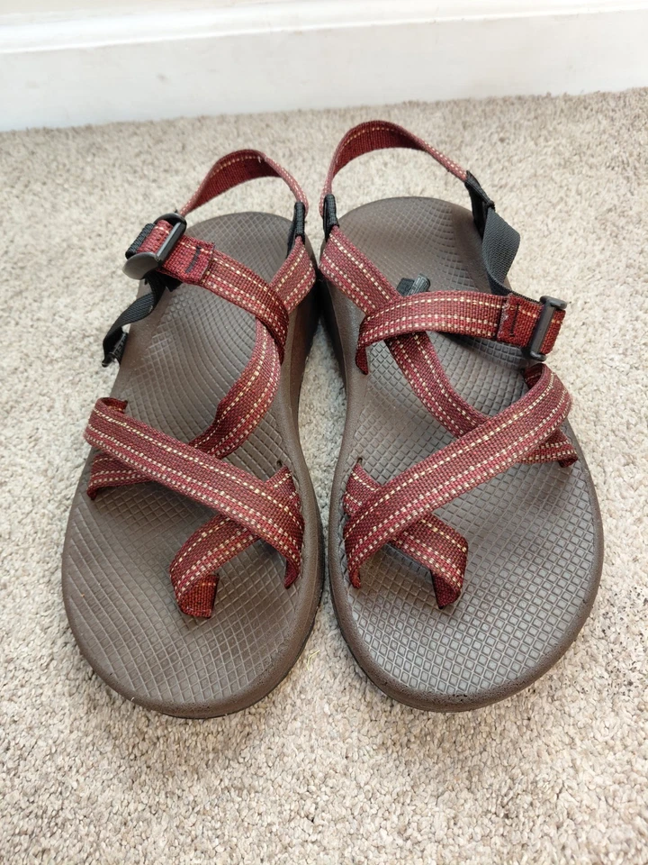 CHACO Z2 经典运动男式 10 码棕色户外徒步凉鞋 — 第 4/4 张图片