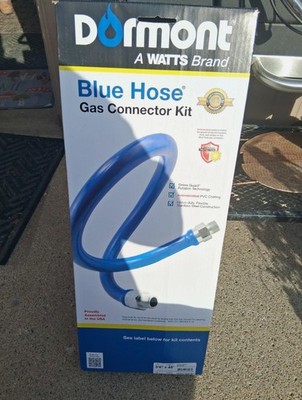 Dormont Blue Hose Gas Connector Kit 3/4'' x 48'' 1675KIT48
