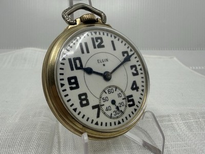 1940 Elgin BW Raymond Gr 540 23J Sz 16 Pocket Watch - Nice Runner!