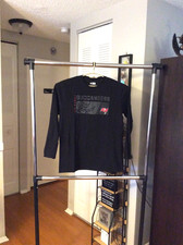 Tampa Bay Buccaneers Black Long Sleeve Cotton Blend Shirt Adult Extra Large XL