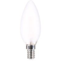 Lightme Led Filament Leuchtmittel Kerze 4W = 40W E14 Matt 470Lm Warmweiß Dimmbar