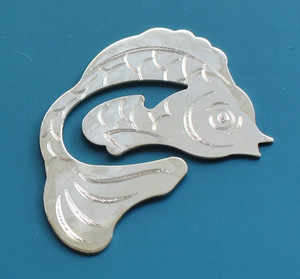 Vintage Tiffany & Co. 1999 Sterling Silver 925 Koi Fish Bookmark