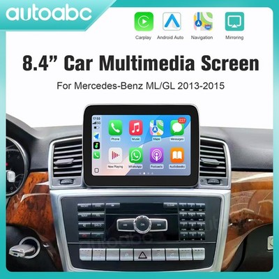 Für Benz ML W166 GL X166 NTG4.x 8.4'' Wireless CarPlay Multimedia Touchscreen