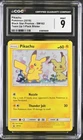 Pokémon Pikachu SM162 Team Up Black Star Promo CGC 9