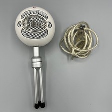 Blue Yeti Snowball USB Microphone White , Tripod USB Cable Included