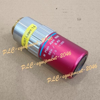 1PC Used& 100% Tested Mitutoyo M Plan Apo NIR 50X/0.42 Microscope Objective Lens