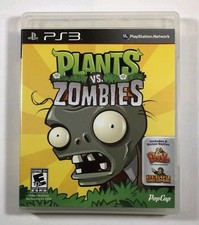 Original Plants vs. Zombies (PlayStation 3 / PS3, 2011) with manual, Ships Today