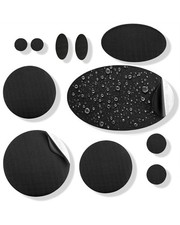 aZengear Repair Patches 30 Colors for Down Jackets, Different Sizes, Black