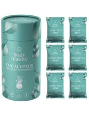 Body Restore Shower Steamers with 100% Natural Essential Oil Eucalyptus & Mint 6