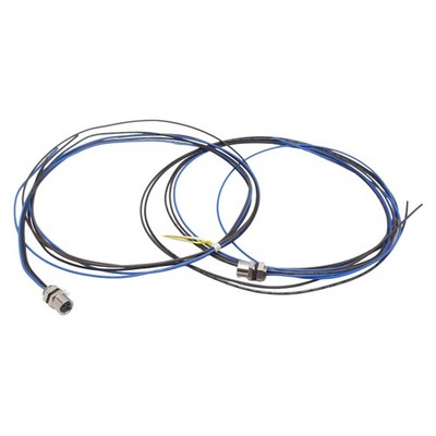 Lot of 2 Mencom NAN-T-3FR-M8-1M Cordset, 3-Pin M8 Female to Leads, 3A 60VAC, 1m