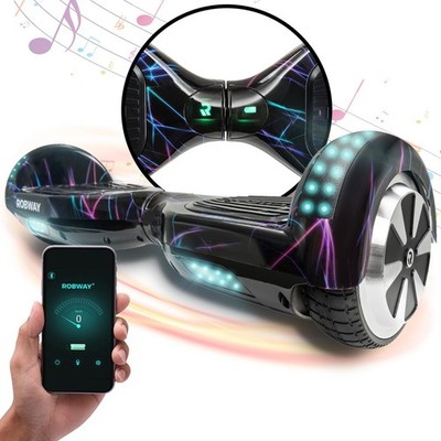 Hoverboard ROBWAY W1 Scooter Erwachsene Kinder Self Balance Bluetooth 6,5 Zoll