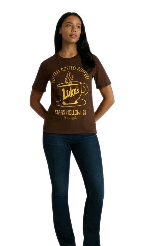 Gilmore Girls Luke’s Diner Coffee Shirt Women’s XXS TV Show Tee