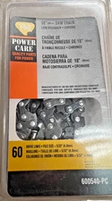 Power Care- 18" Chainsaw Chain- Low Kickback Chrome- 600540-PC