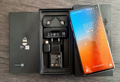 Samsung Galaxy  S10+ / 512GB - SM-G975F , 8GB RAM,  Ceramic Black, Dual-SIM, TOP