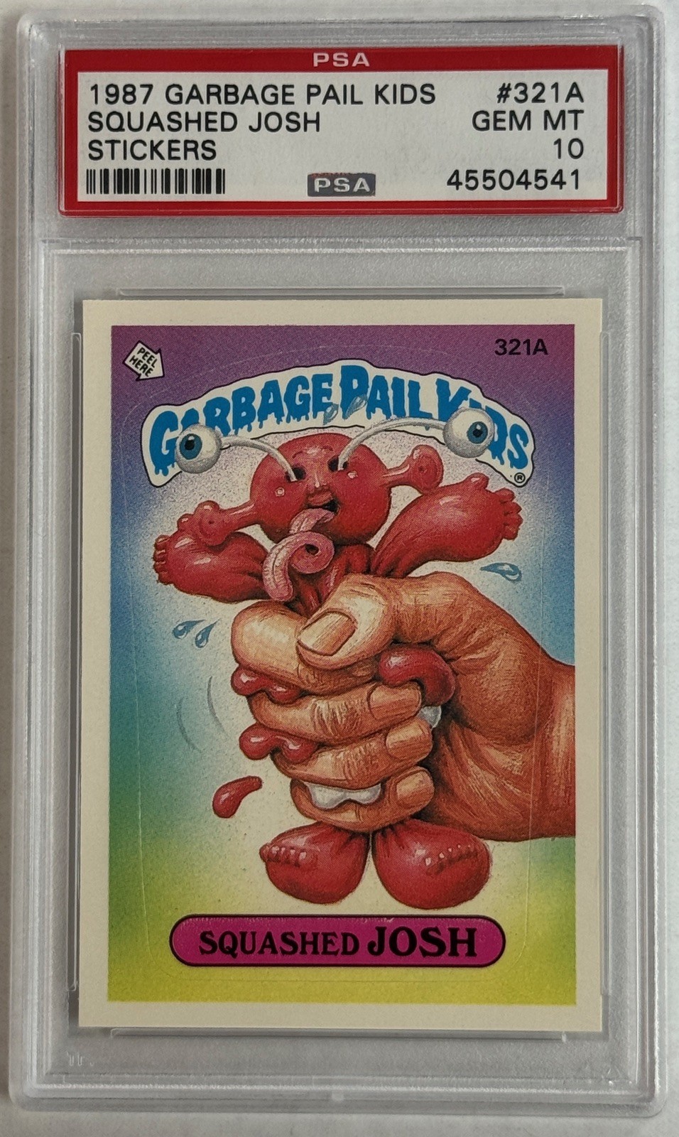 Squashed Josh PSA 10