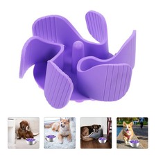  Bol pour chien à alimentation lente Insert en silicone pour bol pour chien