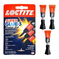 Loctite Sekundenkleber Power Gel Mini Set Super Glue Gelkleber PräZision 3X1G
