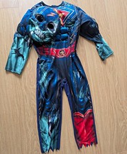 Marvel Captain Marvel Superhero Costume Jumpsuit & Mask 5-6 Years Polyester