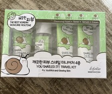 Esfolio You SnailEd It Travel Kit Korean Skincare Routine Set Miniatures