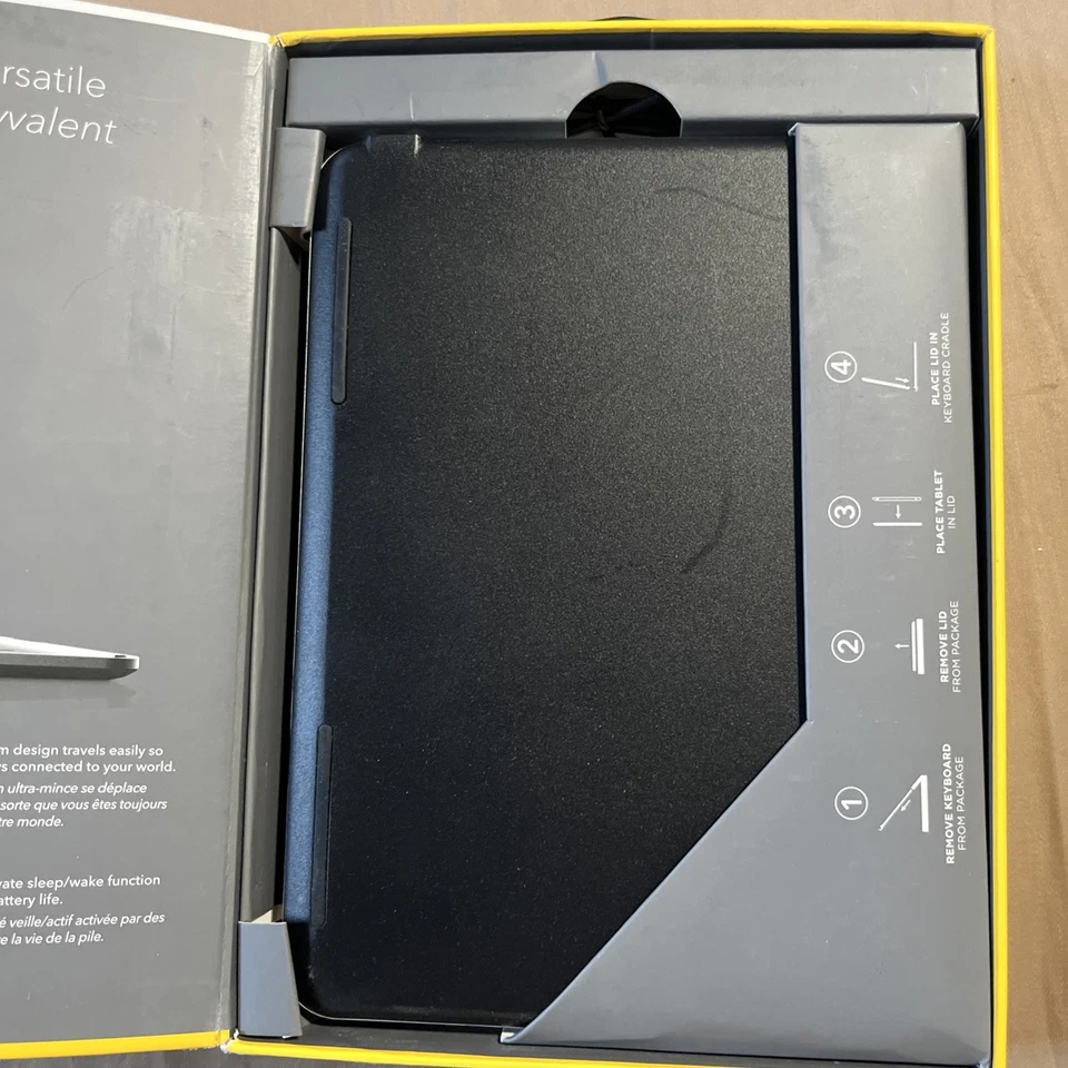 Zagg Slim Book iPad Pro 9.7" Teclado Inalámbrico Retroiluminado Folio Estuche Desmontable Foto 3 de 4