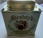 Vintage Hershey’s Cocoa Tin Can Lancaster PA Half Pound Reproduction Collectible