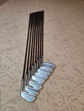 VINTAGE ANTIQUE EARLY LINK-LYON PRO MODEL MACDONALD SMITH MODEL-5 RH IRON SET