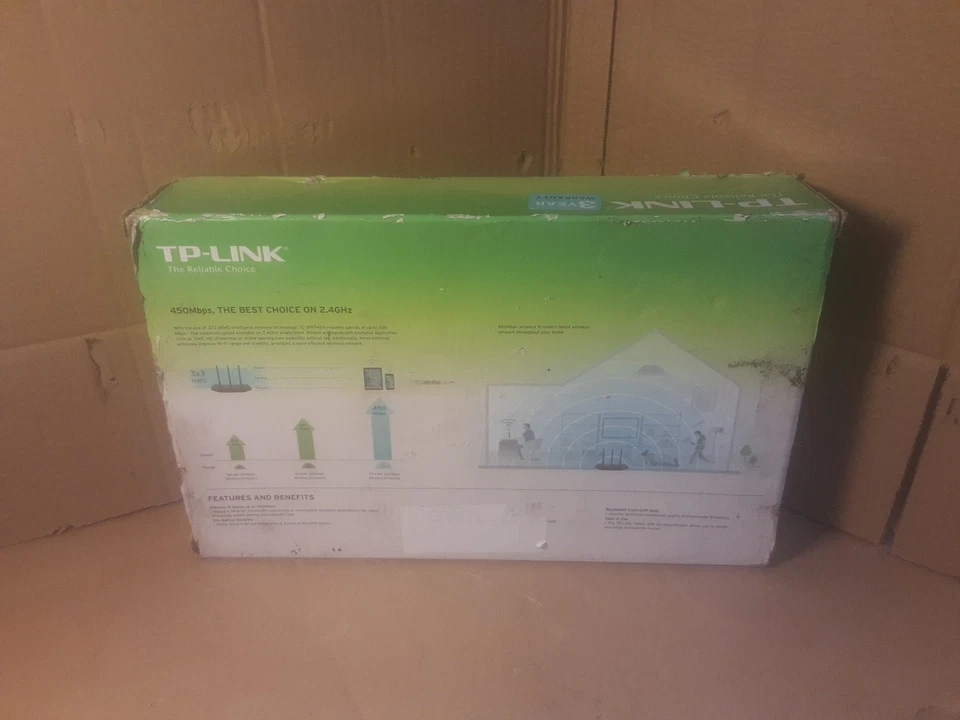TP-Link 450Mbps Wireless N Router TL-WR940N - Image 3 of 4
