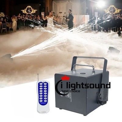 new sparkler side spray 750W cold spark machine remote dmx for dj party stage