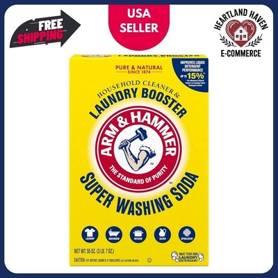 Arm & Hammer  Super Washing Soda Powder Laundry Detergent Booster - 55 oz.