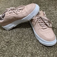 Nike Air Force 1 Pixel Shoes Women's size 12 blush color look at shoelace in pic