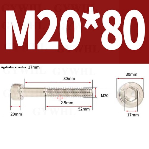 Nickel Plated Cap Screws Hexagon Socket Head Allen Key Bolts High Tensile 12.9 - Picture 252 of 254