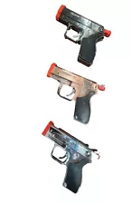 Gun  Revolver Lighter Single Flame Butane Refillable Torch Lighter with Laser