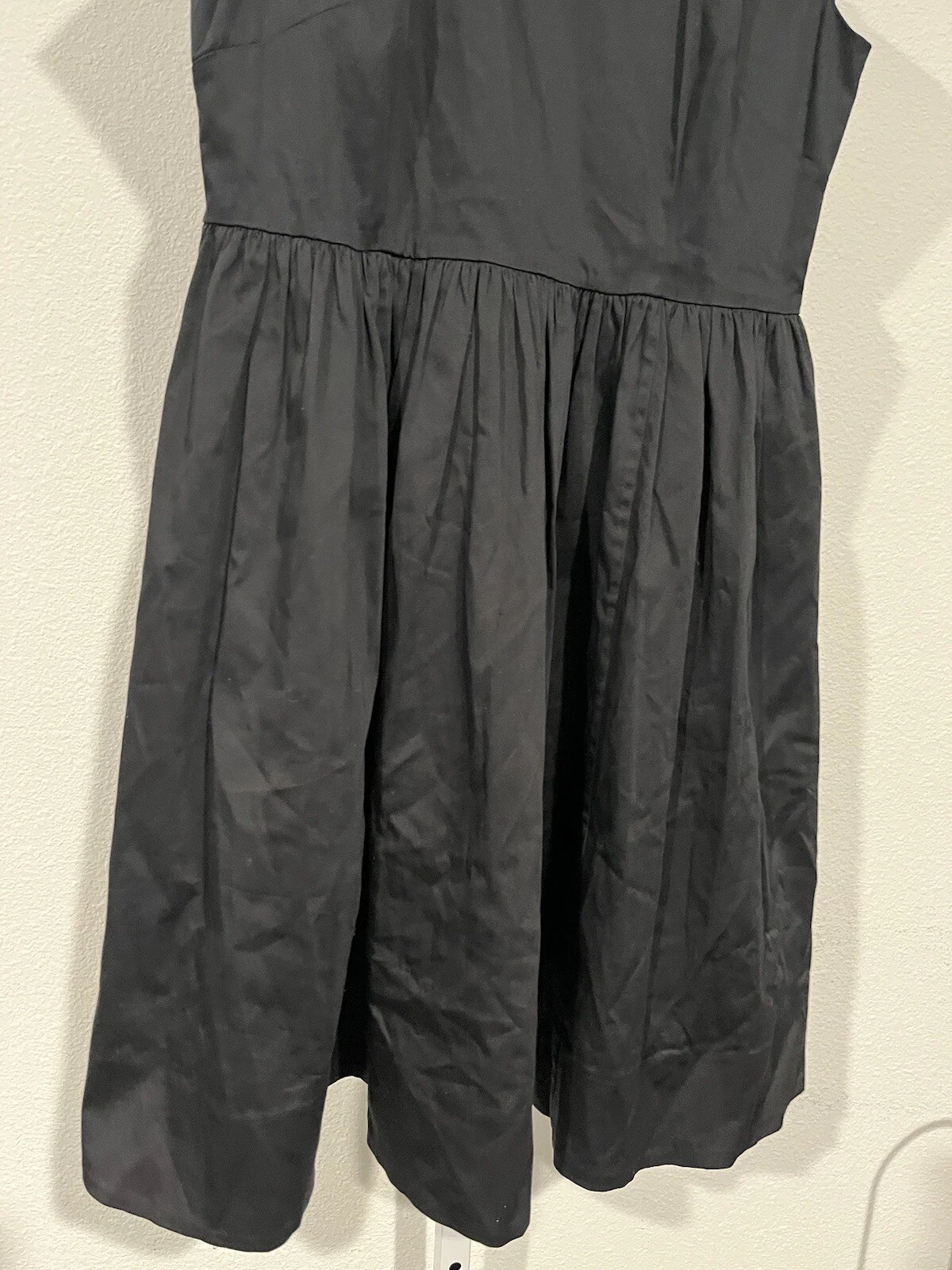 Abito Kate Spade Kimberly nero crema da $548 taglia 6 nuovo con etichette! RARO