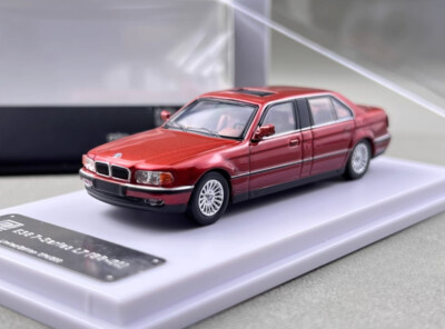 ED DCM 1:64 Red 1998-01 E38 L7 728il Luxury Sedan Model Diecast Collect Car BN