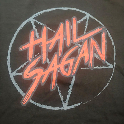 Hail Sagan Band Shirt 2XL Shirt Black Delta Pro Weight Music Short Sleee NWOT