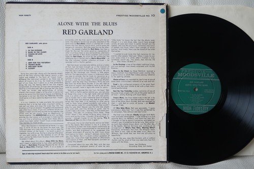 RED GARLAND alone with the blues US PRESTIGE MOODVILLE MONO LP RVG JAZZ BOP RVG - Picture 3 of 3