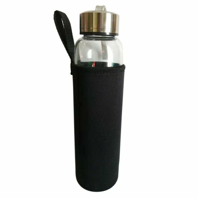 Kristall Säule Wasser Flasche Natürlich Heilung 550ml Elixir Quarz Glas Tasse - Bild 3 von 4