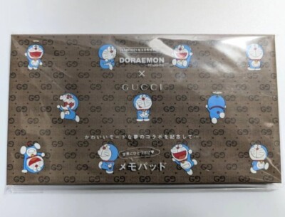 GUCCI DORAEMON Collaboration Memopad Memo Japan Limited New Rare