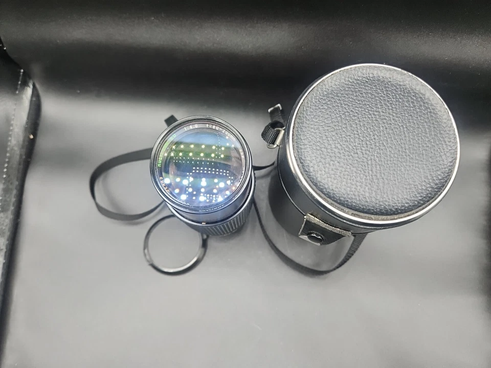 Lente zoom macro automático Sears multicapa 80-200 mm f 1:4,0 con estuche de cuero Foto 2 de 4