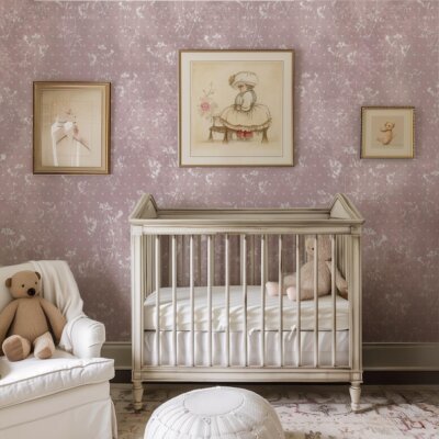 Wallpaper Ecological Botanica Vintage IN Sheets Paper - Made IN Italy