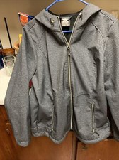 Zero Exposure Women’s Hooded Jacket Coat Black Size Large