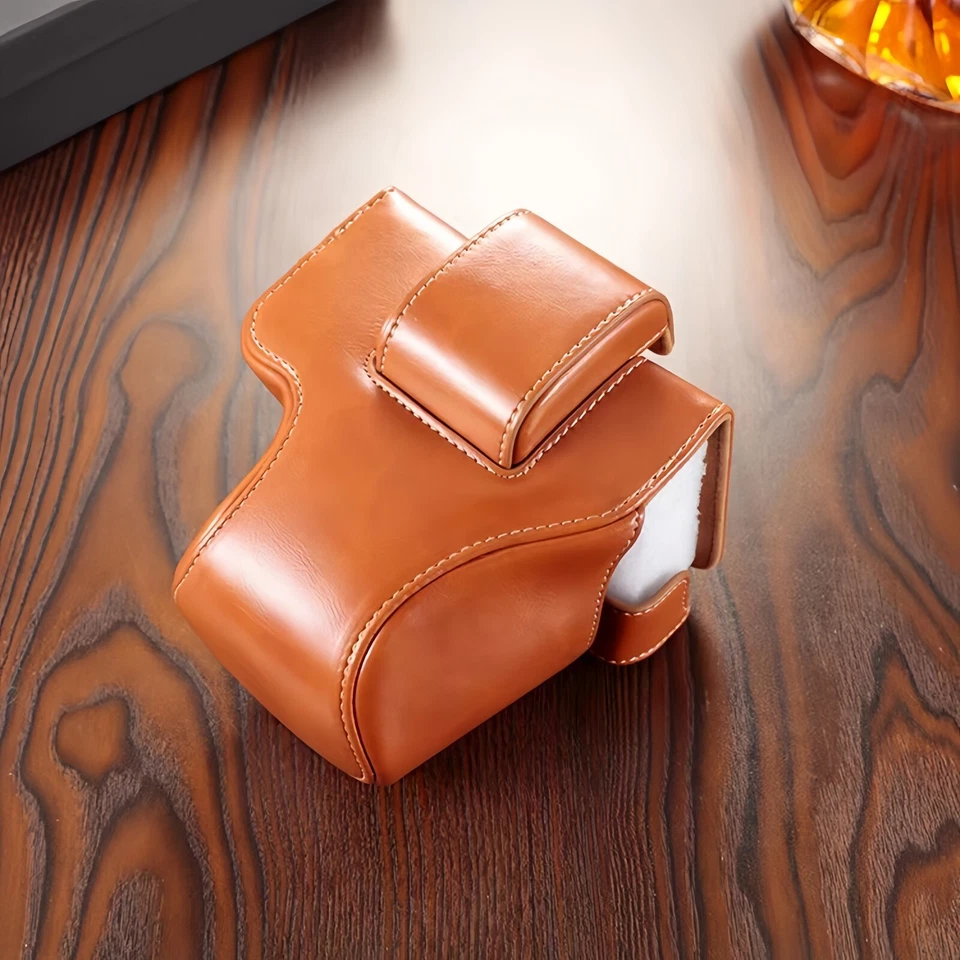 Camera bag for Canon M50 M50 II Leather protective cover wear-resistant - Imagem 3 de 4