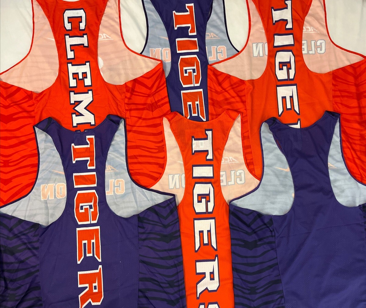 Authentic Clemson Tigers Track Top Team Issue Mens XXL Nike
