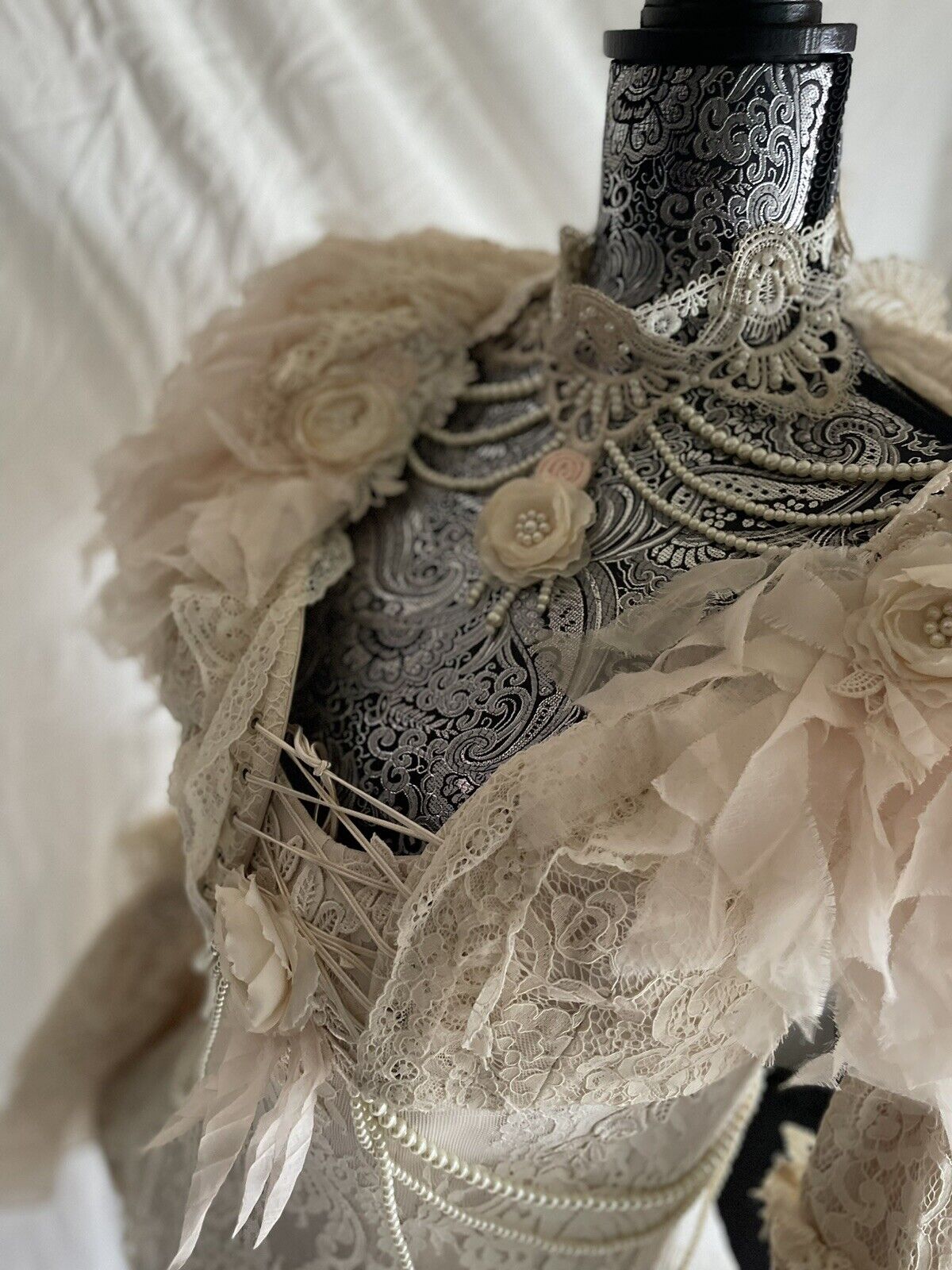 Vintage Victorian Wedding Dress - image 14