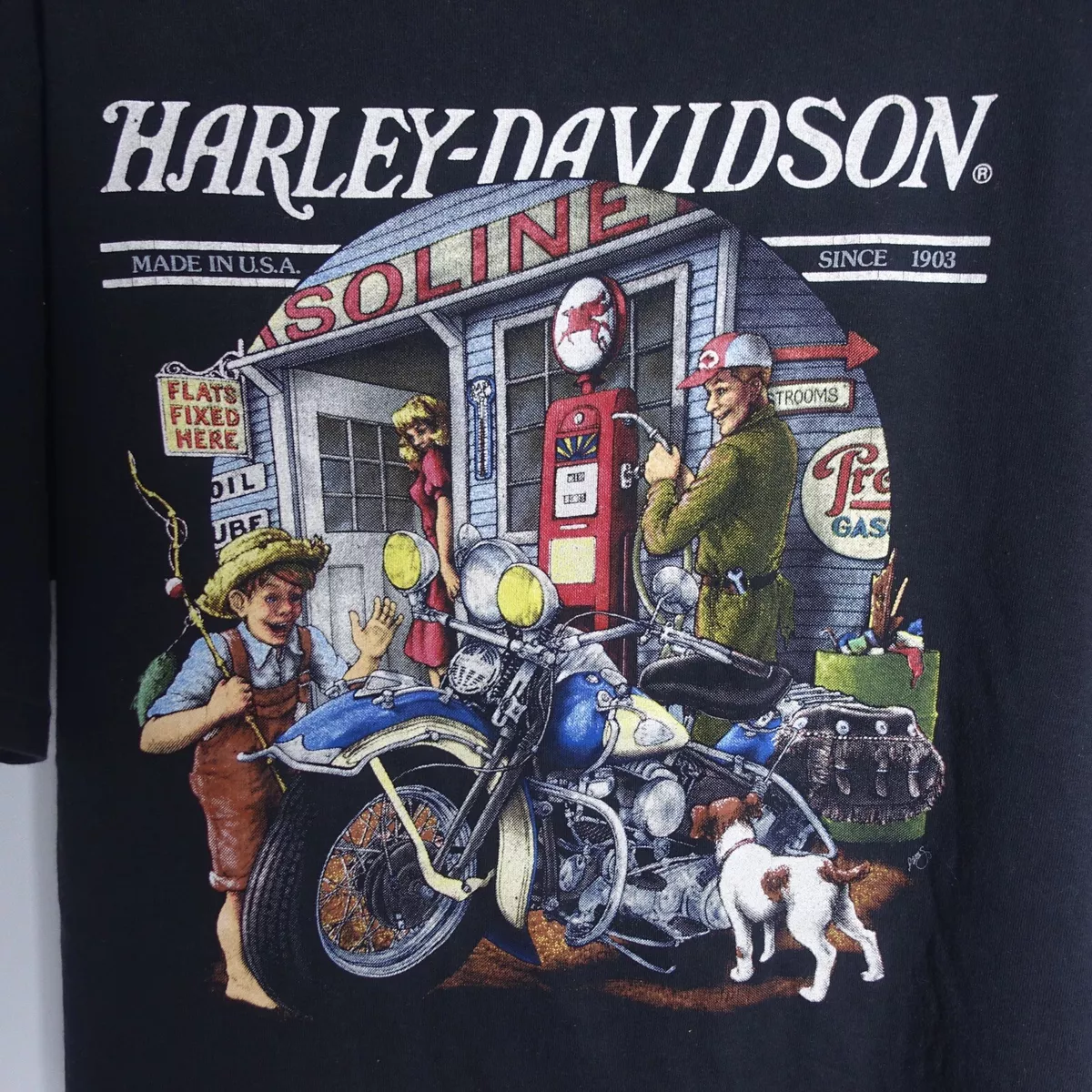 美品】HARLEY-DAVIDSON 3D EMBLEM 豚 スウェット Lトンヌラ古着