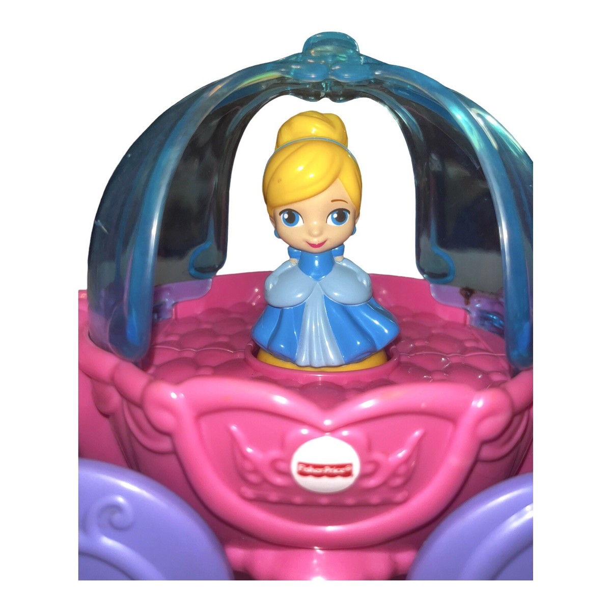 Fisher Price Little People Princess Cinderella Musical Carriage Pull Toy